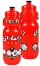 Bidon ajax rood 4-logo`s 650 ml