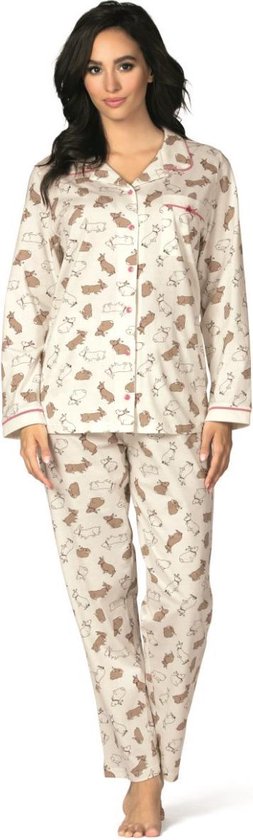 bemanning riem wraak Doorknoop pyjama Comtessa konijnen | bol.com