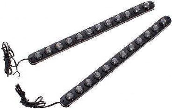 Traditioneel trommel hoog 12-LED strip/bar 24cm - LED lamp - WIT | bol.com