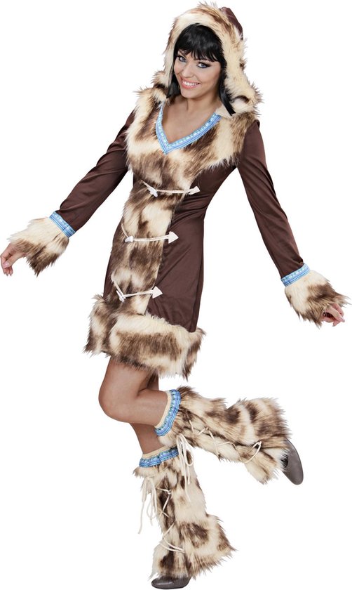 "Luxe Eskimo kostuum voor dames  - Verkleedkleding - Small"