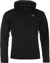 Karrimor Terry fleece met capuchon - Heren - Black Marl - M