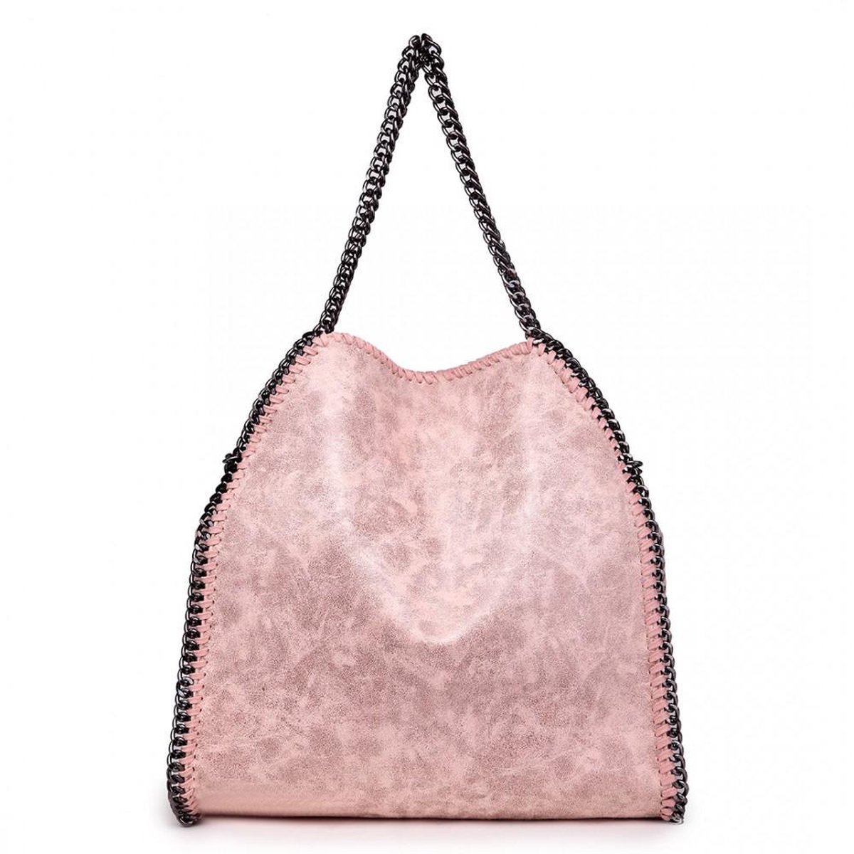 Tonen laten vallen Slot Miss Lulu Schoudertas met Ketting - Handtas - Laptoptas - Hobo-tas - Nude  (S1760 NE) | bol.com