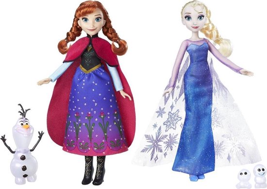 Politie aan de andere kant, Bedrijf Anna & Elsa - Frozen Northern Lights - 2 poppen | bol.com