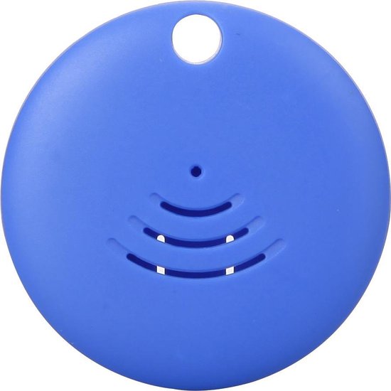 Reptrek® Voyage - sleutelhanger met bluetooth tracker - Zoek je tas, rugzak, fiets, sleutels, hond of kat met deze sleutelvinder / keyfinder (waterdicht, 80dB, vervangbare batterij), blauw