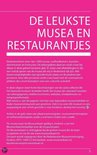 Titelpagina van een gids met de tekst "De leukste musea en restaurantjes".