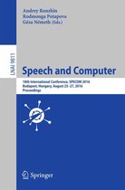Lecture Notes in Computer Science 9811 - Speech and Computer