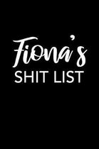 Fiona's Shit List