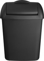 Afvalbak Euro QuartzLine 8liter zwart