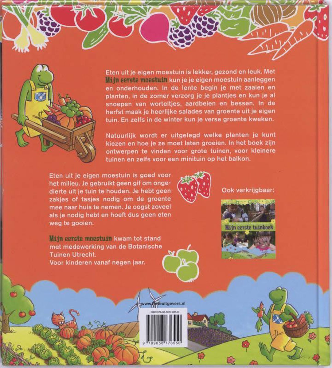 Mijn eerste moestuin - back cover