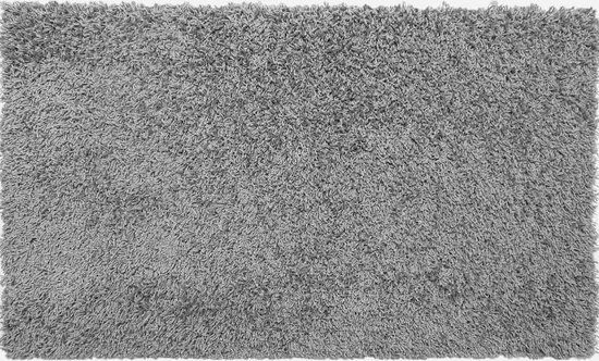 Ikado Hoogpolige badmat grijs 60 x 100 cm | bol.com