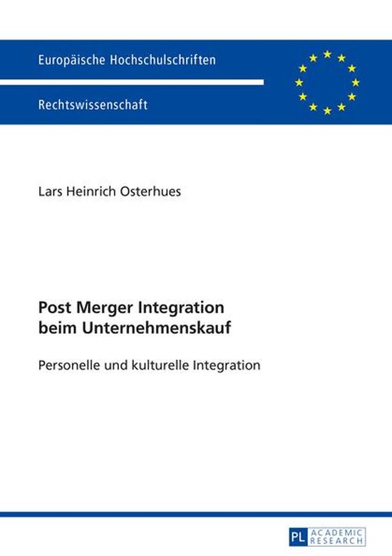 Europaeische Hochschulschriften Recht 5761 - Post Merger Int ... - cover