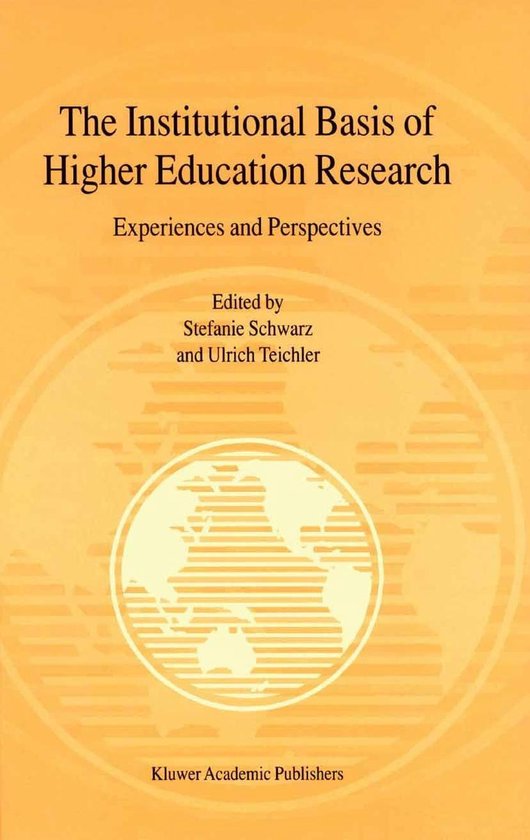 Education (R0) - The Institutional Basis of Higher Education ... - cover