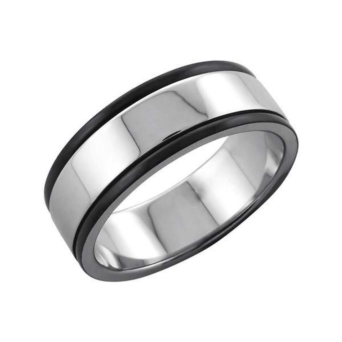 Amanto Ring Ave - 316L Staal - 8mm - Maat 60-19mm