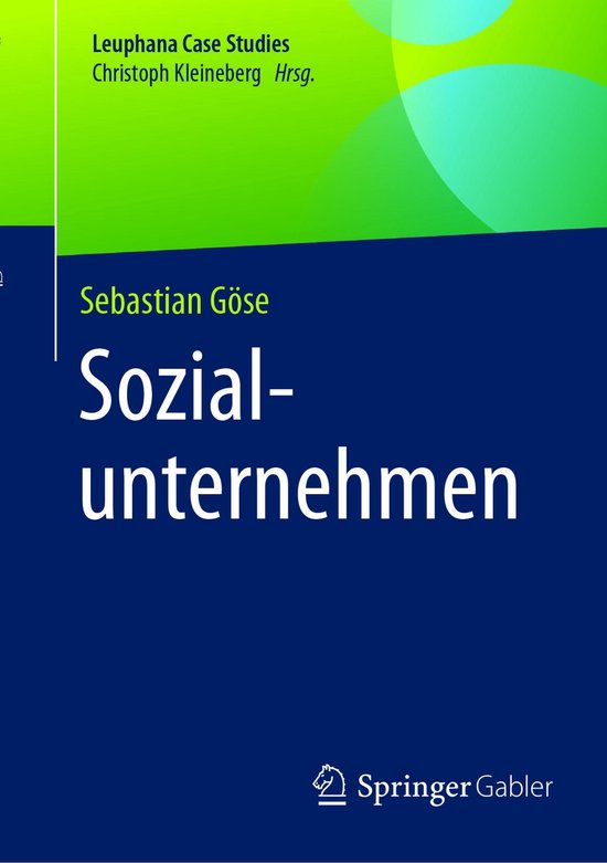 Business and Economics (German Language) - Sozialunternehmen - cover
