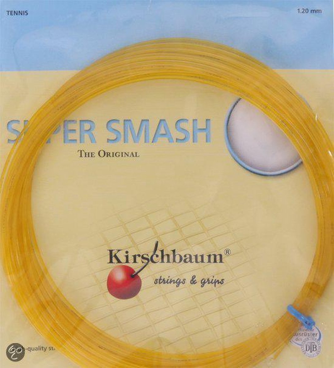 Kirschbaum Super Smash 12m Tennis String 1.35mm Honingkleurig