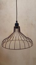 Hanglamp Louise - Metaal - Roestbruin - Ø 34 cm