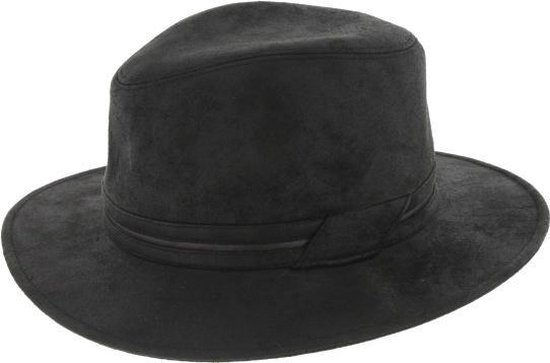 Onbepaald spek Larry Belmont Herman Headwear hoed heren zwart maat 59 | bol.com