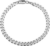 The Jewelry Collection For Men Armband Geslepen Gourmet 5,5 mm - Zilver