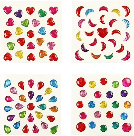 Mini stickers, afm 7-11 mm, 100 vellen | bol