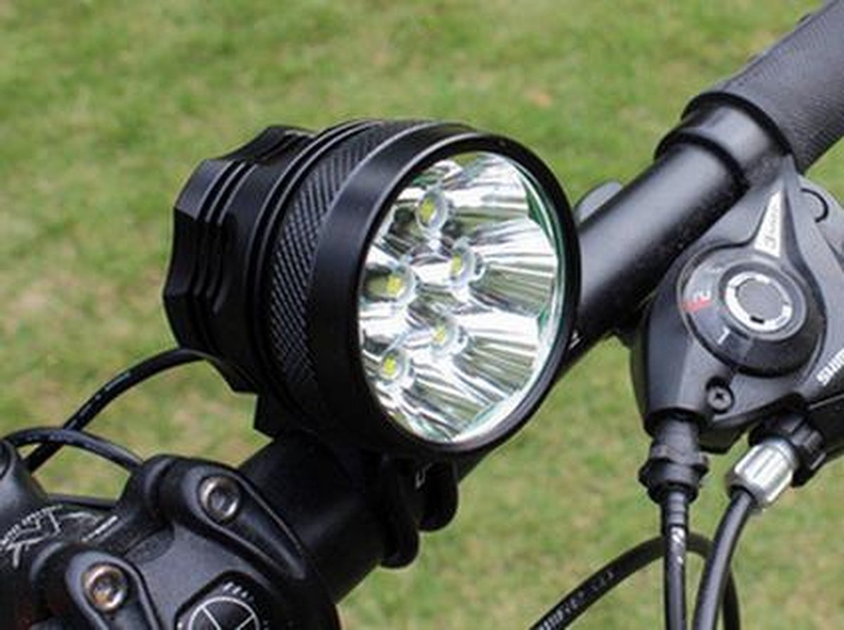 Atb - mtb led 20000 lumen power fietslamp ''oplaadbaar'' | bol.com
