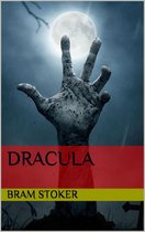 De cover van Bram Stokers Dracula toont een zombiehand die uit de grond steekt onder een volle maan.