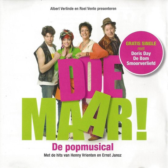Doe Maar! De Pop Musical CD Single Omslag van Doe Maar! De Pop Musical CD Single