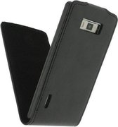 Xccess Leather Flip Case LG Optimus L7 P700 Black