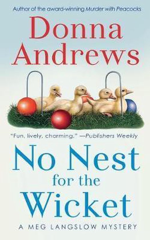 Meg Langslow Mysteries- No Nest for the Wicket - cover