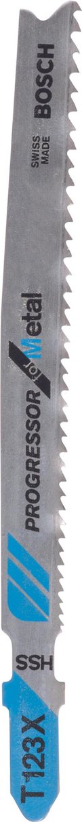 Bosch - Decoupeerzaagblad HSS, T 123 XF Progressor for Metal