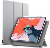 iPad Pro 11 - 2018 flip case / hoes - sterk, kwalitatief & duurzaam materiaal - ESR Yippee Magnetic - Zilver/ grijs kleurig & compatible met Apple pencil