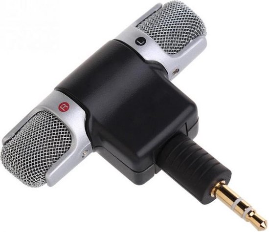 Markeer knoop Merg Externe Telefoon Microfoon Stereo - Mini-Jack 3.5mm Swivel | bol.com