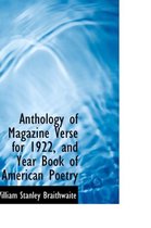 Anthology of Magazine Verse for 1922, and Year Book of American Poetry