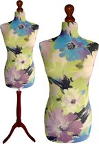 Green Purple paspop met donker bruine sparkling driepoot 36/38