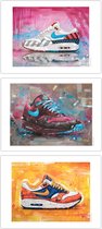 Nike Air Max 1 x parra Albert Heijn schilderij (reproductie) 71x51cm |  bol.com