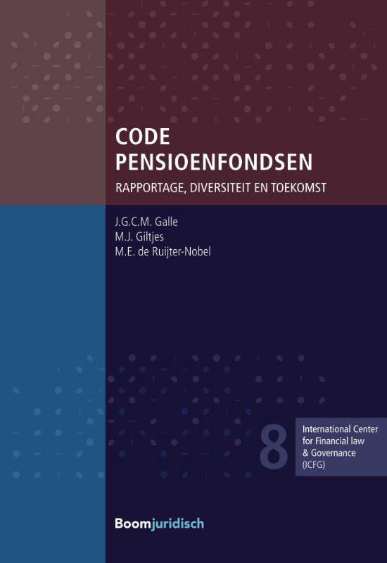 ICFG reeks 8 -   Code Pensioenfondsen - cover