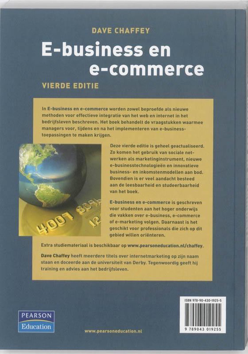 E-business en E-commerce - back cover