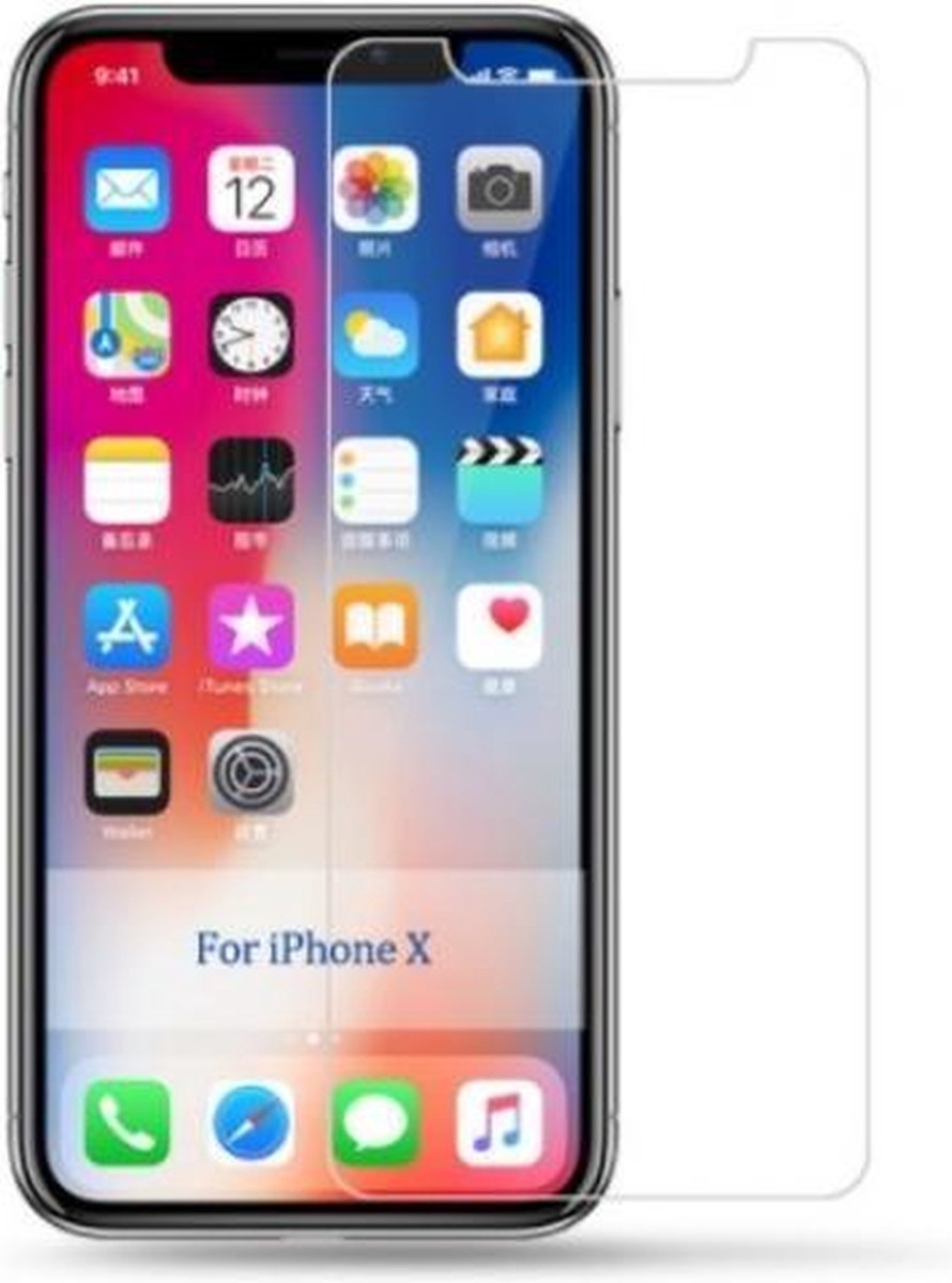 Tempered Glas- schreen glas, glas bescherming Protector voor Iphone X - Iphone XS