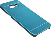 Aluminium hoesje lichtblauw Geschikt voor Samsung Galaxy S8