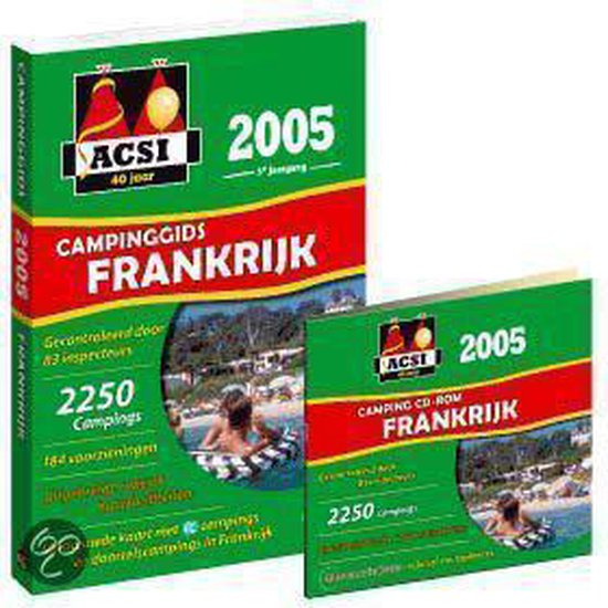 Cover van het boek 'ACSI Campinggids Frankrijk / 2005 + CD-ROM'