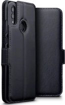 Huawei P Smart 2019 hoesje - CaseBoutique - Zwart - Leer