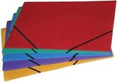 Class'ex elastomap formaat 32 x 42 cm met kleppen geassorteerde kleuren