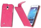 BestCases Roze Luxe Kreukelleer Hoesje Samsung Galaxy S4 mini