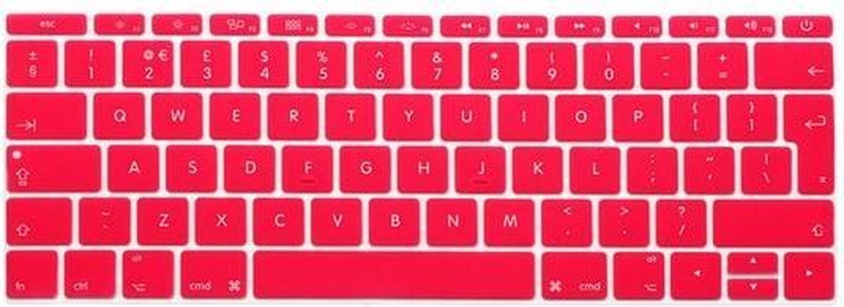 Siliconen Toetsenbord bescherming voor Macbook Pro zonder Touch Bar Roze