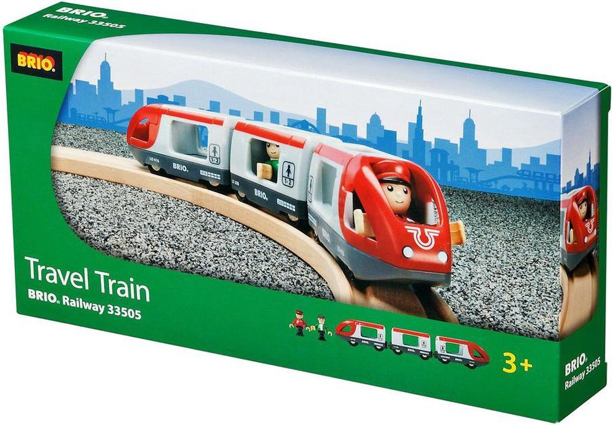 BRIO Rode Passagierstrein - Driedelige trein voor BRIO World - 33505 — afbeelding 10