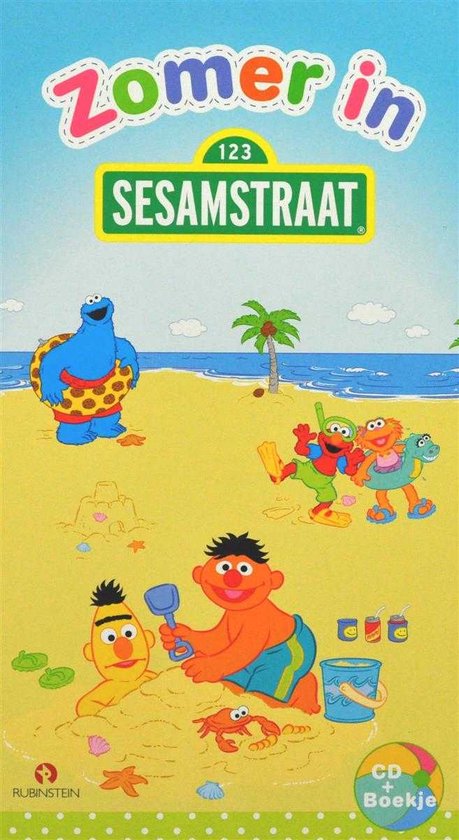 Cover van het boek 'Zomer In Sesamstraat' van  Sesamstraat