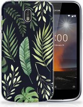 Nokia 1 Uniek TPU Hoesje Leaves