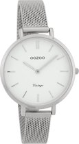OOZOO Vintage  Zilverkleurig/Wit horloge  (34 mm) - Zilverkleurig
