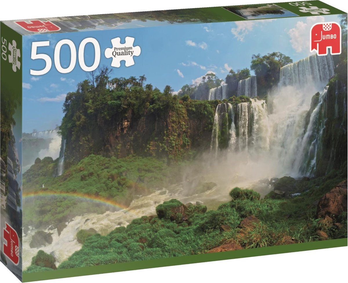 Jumbo Premium Collection Puzzel Watervallen van de Iguaçu - Legpuzzel - 500 stukjes