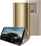 Clear View Stand Cover voor de Samsung Galaxy S9 – Goud