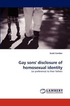 Gay sons' disclosure of homosexual identity